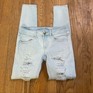 American Eagle Distressed Jeggings